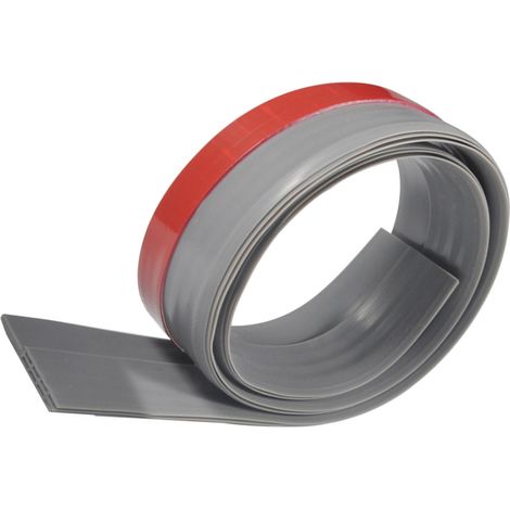 Ruban d'étanchéité en caoutchouc silicone autocollant 100 cm gris pour porte et fenêtre fente (1/5)