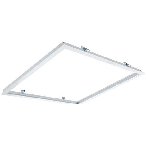 Einbaurahmen für LED Panele 30x30 cm Weiß (1/4)