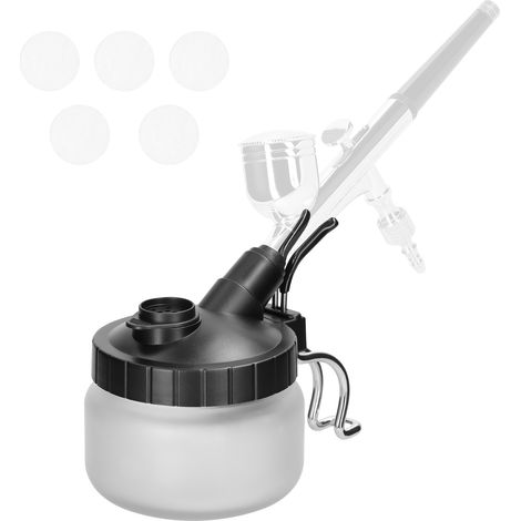 Bouteille de nettoyage d'aérographe T62, outils multifonctionnels, modèle d'ongles, lave-linge, collecteurs de peinture à solvant gaspillé (1/5)