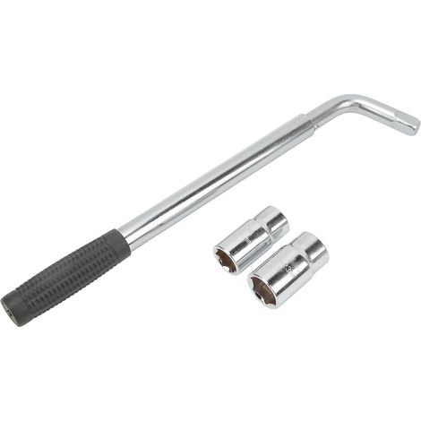 Clé en croix télescopique robuste pour voiture, outil de réparation auto gain de temps, clé à boulons extensible résistante (1/5)