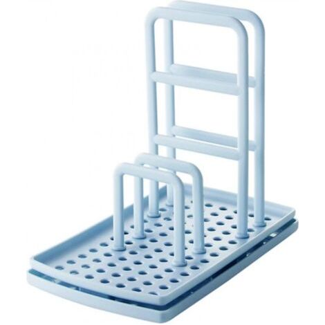 Porte-éponge à ventouse en plastique, égouttoir à vaisselle, support de vidange pour salle de bain et maison (1/5)