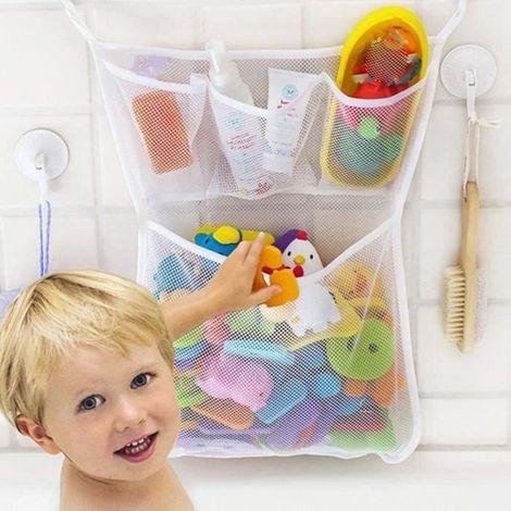 Rangement pour jouets - Non spécifié - 33 x 45 cm - Ventouse - Facile à nettoyer - Mixte (1/4)