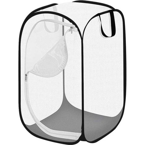 1 Pièce Insectes Habitat Cage, Plante Habitat Cage, Cage Mesh Pliable pour L'habitat des Insectes, La Reproduction des Semis, (1/4)