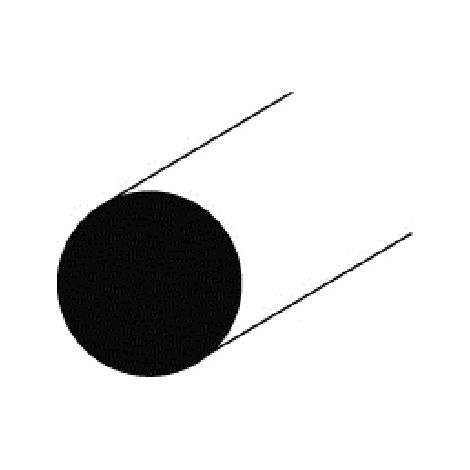Aluminium Vollmaterial Rundprofil, ø 8mm, natur eloxiert, verschiedene Längen 1 Meter (1/2)