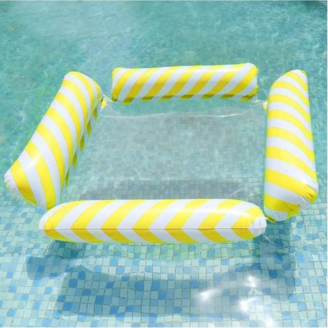 Hamacs aquatiques, tapis flottants gonflables, matelas de natation, jouets pour fêtes à la piscine