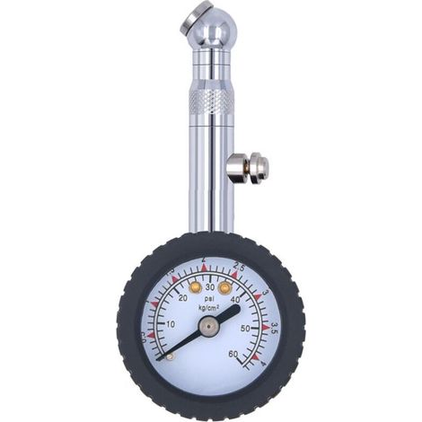 Manomètre - Pression Pneu - Numérique - Plage 0-60 PSI - Pour Voiture Camion Moto Vélo - 10,5 x 4,6 x 2,8 cm (1/4)