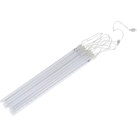 Guirlande LED SMD2835 étanche 8 tubes 50cm blanc, déco Noël extérieur, prise UE, 220V, imperméable IP65, sapin, jardin (1/5)