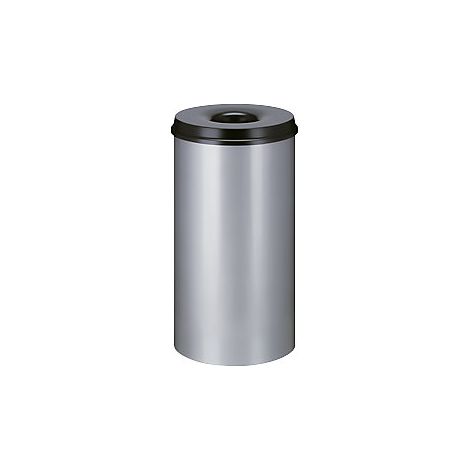 Papelera de seguridad acero autoextinguible capacidad 50 l