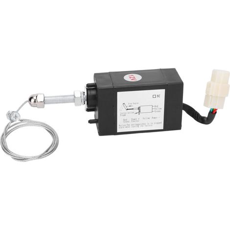 Contrôleur d'arrêt d'extinction de générateur d'électrovanne d'arrêt de moteur XHQPT NO DC12V (1/5)