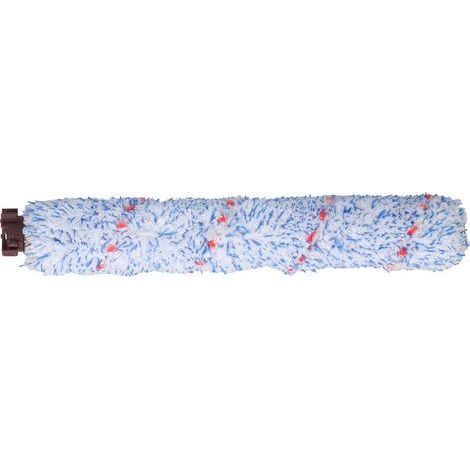 Rouleau brosse de nettoyage pour sols stratifiés, parquets et carrelages, en fibre ABS, 25,5 x 3,5 cm. (1/5)
