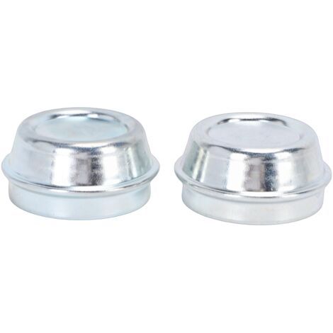 BUNTHAUS Capuchon anti-poussière de moyeu de remorque de 48mm, 2 pièces, couvercle de graisse de roue en acier galvanisé de remplacement pour Alko (1/5)
