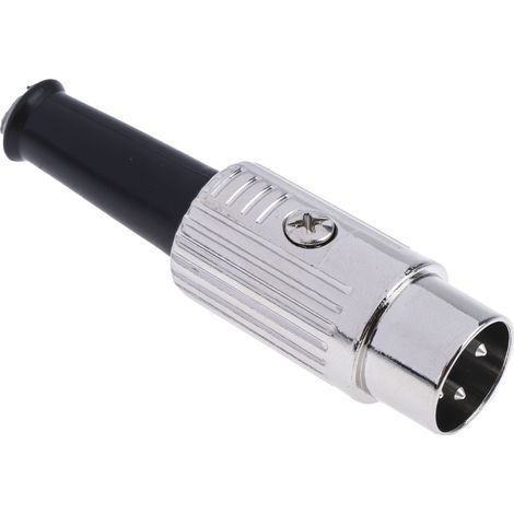 Connecteur DIN RS PRO, 6 contacts, Mâle, Montage sur câble ( Prix pour 1 )