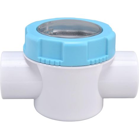 Rückschlagventil für Pools, Mehrzweck-Sicherheitsrückschlagventil G1-1/2 aus PVC für Pools, 50-mm-Rückschlagventil mit Perspektivlinse, Zubehör für Spa-Poolfilter