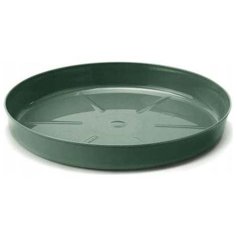 Avocadogrüner Blumentopfuntersetzer 12,6 cm Kunststoff