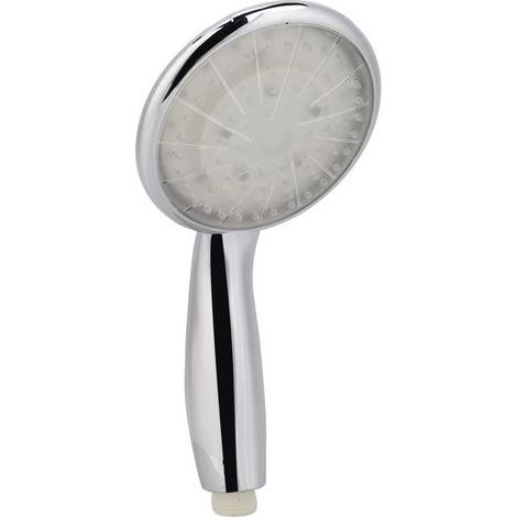 Douche à main automatique LED 7 couleurs changeantes, rond, filetage G1/2 pouce, pour salle de bain (1/5)