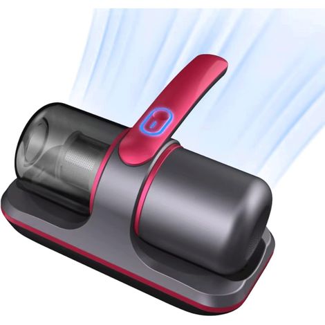 Aspirateur sans fil portable de nettoyage d'acariens de poussière pour le matelas de lit, avec lampe anti-virus UV, lampe germicide, avancée pour le nettoyage du lit, du canapé, des tapis