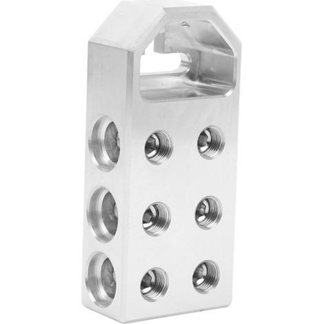Borne de batterie audio auto 6 trous 0GA en alliage d'aluminium pour bateau yacht camping-car (1/5)