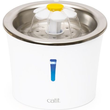 Catit Flower Fountain LED Acero Inox. 3L