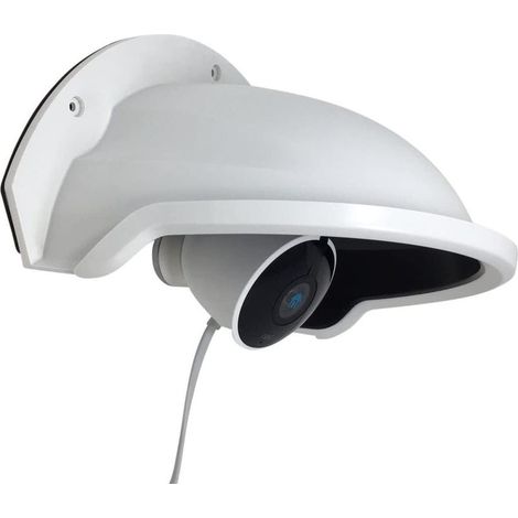 Housse de protection pour caméra de vidéosurveillance extérieure Résistante aux intempéries Matériau ABS Installation facile avec vis fournies (1/5)