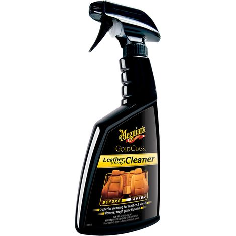 Nettoyant cuir 3 en 1 – Élimine taches aqueuses et résidus gras – Adapté à toutes les couleurs de cuir – 475ml – Meguiars (1/2)