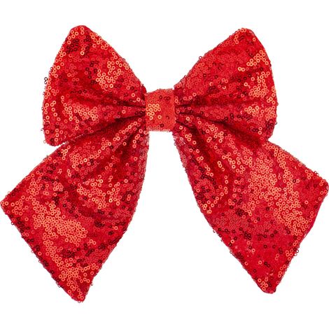 Rote Textilschleife 22x26x2,5 cm (1/5)