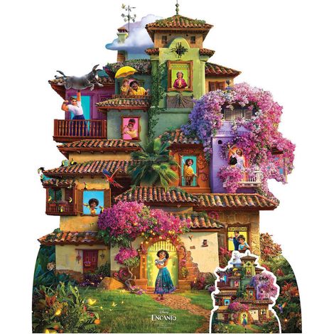 Figurine en carton - Encanto - Maison Famille Madrigal - Haut 90 cm (1/5)