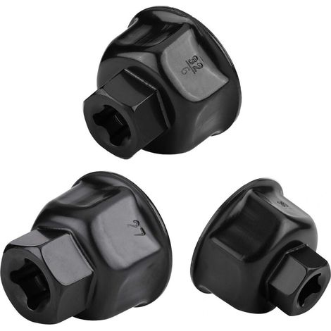 Set 3PZ Chiave A Tazza Per Smontaggio Filtro Olio Auto 27 32 36mm 3/8" FS-220002 (1/5)