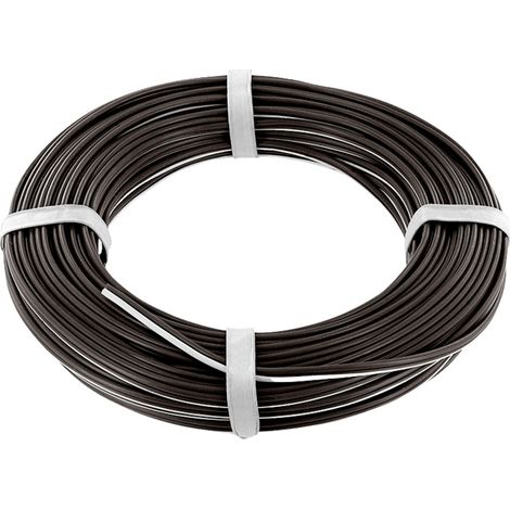 econ connect ZKL05WSSW20 Litze  2 x 0.5 mm² Weiß, Schwarz 20 m