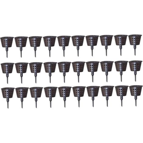 Fertilizer Basket Automatic Planting Nutrition Cups Plastic Garden Nursery Pots with Lid 30PCS Bonsai Fertilisers H219 (1/5)