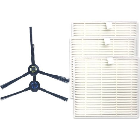 XI280 – 1 par de cepillos laterales I258 + 3 filtros I206 para ILIFE V8S (1/4)