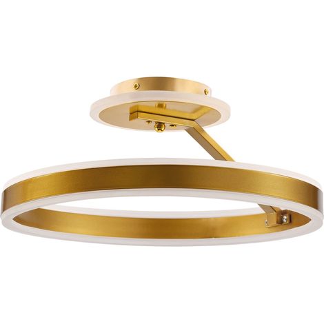 Plafonnier anneau doré glamour LED 20W 3000K Candellux (1/2)