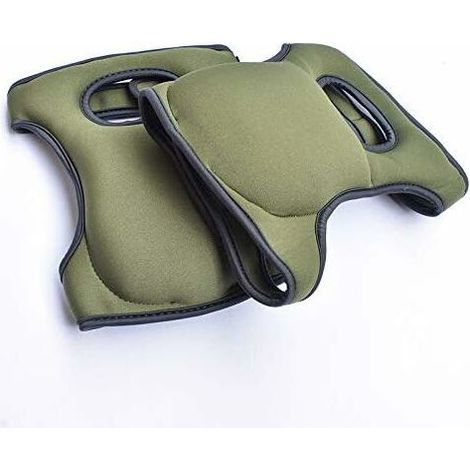 VURAHOME - Genouillères En Éponge, 1 Paire De Coussinets De Protection En Mousse À Mémoire De Forme Pour Le Jardinage 23X46Cm Vert (1/5)