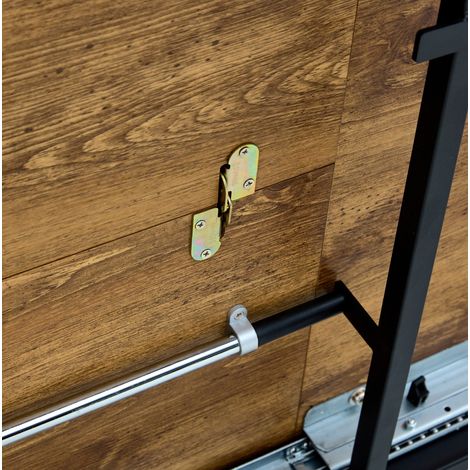 Mesa comedor rectangular 190,5x80x76,2 cm MDF y metal para 6-8 personas - MEUBLIV (1/5)