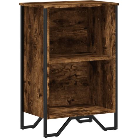 vidaXL Libreria Rovere Fumo 50x31x74,5 cm in Legno Multistrato