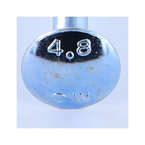 TRCC JAPY tête ronde collet carré M10X94 Filetage partiel Acier zingué-100 pièces (1/2)