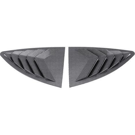 Persiennes de Lunette Arrière, Garniture de Couvercle de Volet de Fenêtre Latérale en ABS Noir pour Une confidentialité Améliorée et Une Mise à Niveau élégante, pour GT86 2013-2020 (Style (1/5)