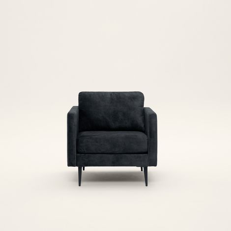Fauteuil en Revêtement en velours certifié OEKO-TEX CESARE