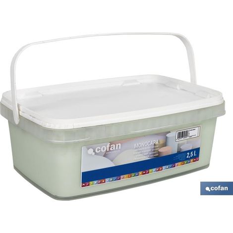Peinture plastique monocouche vert Brisa 2,5 L (1/4)