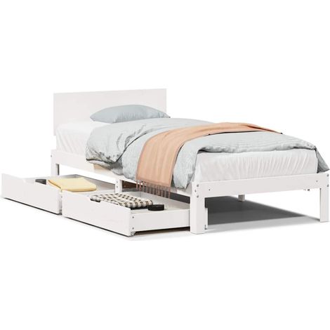 Maison Exclusive - Estructura cama con cajones madera maciza pino