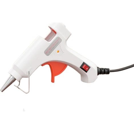 Pistolet à colle thermofusible 70W, avec 60 bâtons de colle thermofusible (1/5)