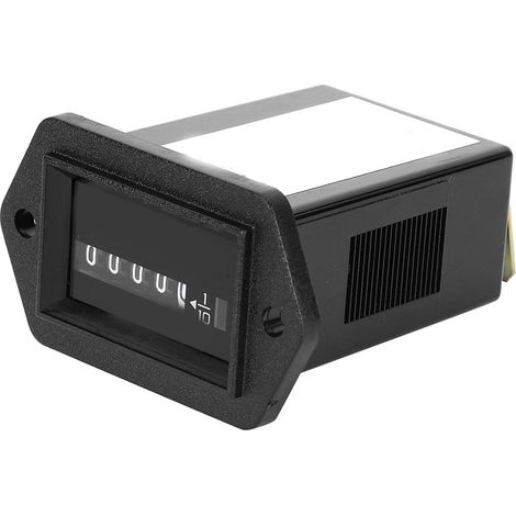 Compteur horaire pour générateur de véhicule de chantier, CC 6-50 V, étanche IP65 (1/5)