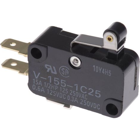 Omron V-155-1C25 Microinterruttore 250 V/DC 15 A 1 x On / (On) 1 pz. Sacchetto (1/4)