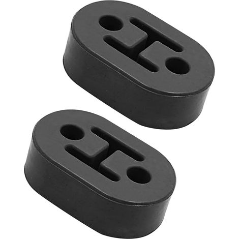 2 Pièces Supports d'Échappement,Support En Caoutchouc d'Échappement,Accessoires De Voiture,Support De Silencieux d'Échappement,Support De Tuyau d'Échappement,Support d'Échappement De Voiture (1/5)
