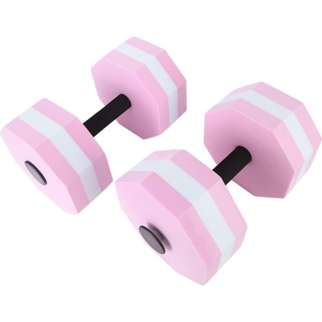 Set aus 2 flexiblen und schwimmfähigen EVA-Wasserhanteln für Kinder und Erwachsene, ideal für Schwimmtraining und Wassersport. (1/4)