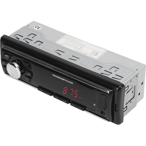 Autoradio Bluetooth MP3 Universel USB AUX Radio FM Récepteur Stéréo avec LED Écran (1/5)
