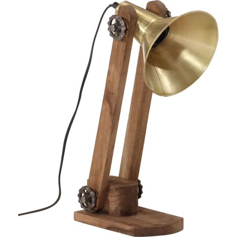 Lampe de bureau 25 W laiton antique 23x13x52 cm E27