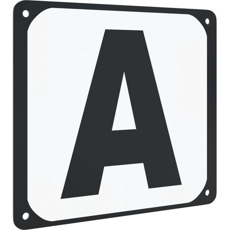 vidaXL Letras de estadio de doma ecuestre 12 unidades acero (1/2)