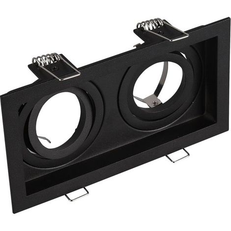 Illuminazione da Incasso da Interno a LED in Metallo Nero Opaco (1/2)