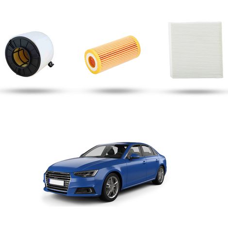 Kit Tagliando 3 filtri compatibile con Audi A4 (B9,8W) 45 tfsi 180kw dal 2018 (1/5)