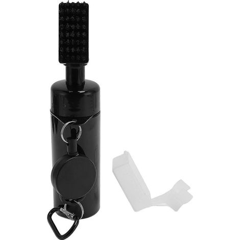Brosse de nettoyage de raquettes avec fonction pression, fonction jet d'eau, capuchon de protection et cordelette de suspension